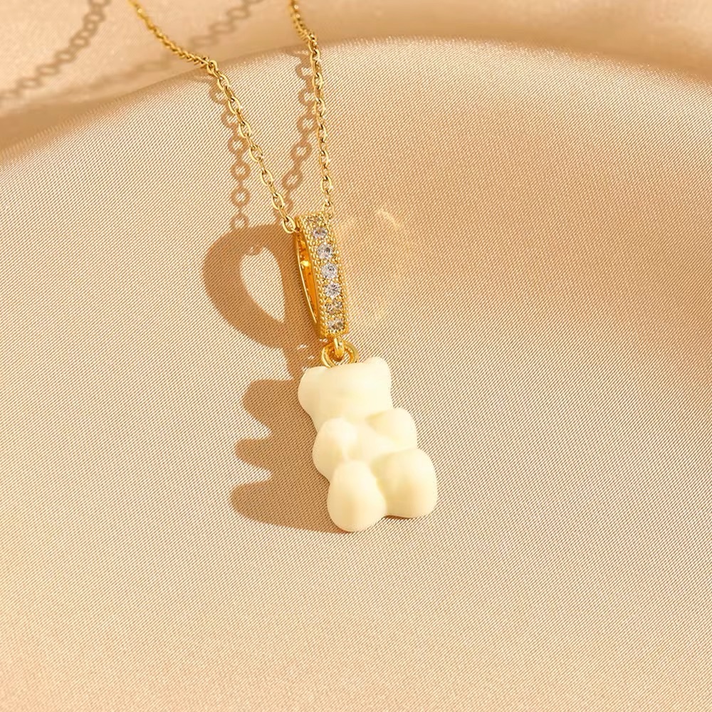 Bear pendant necklace set - Picture 2 of 8